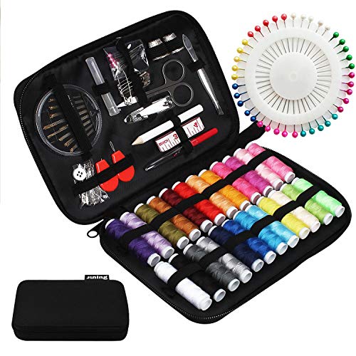 Sewing Kit with Case, 130 pcs Sewing Supplies for Home Travel and Emergency